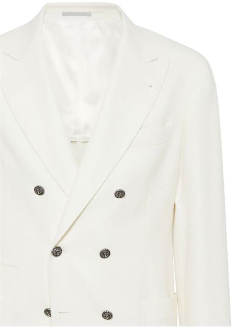 White wool-cashmere-silk jacket Brunello Cucinelli | MY4087BBDKC501